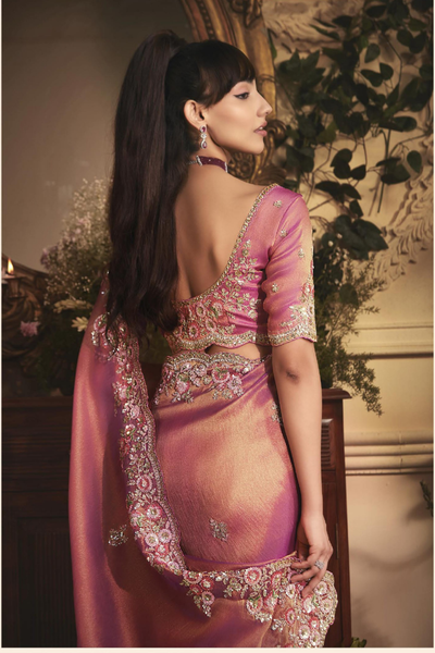 The 'Roseate Lumina' Saree (5481 GS-98)