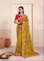 Mayura Organza Yellow saree