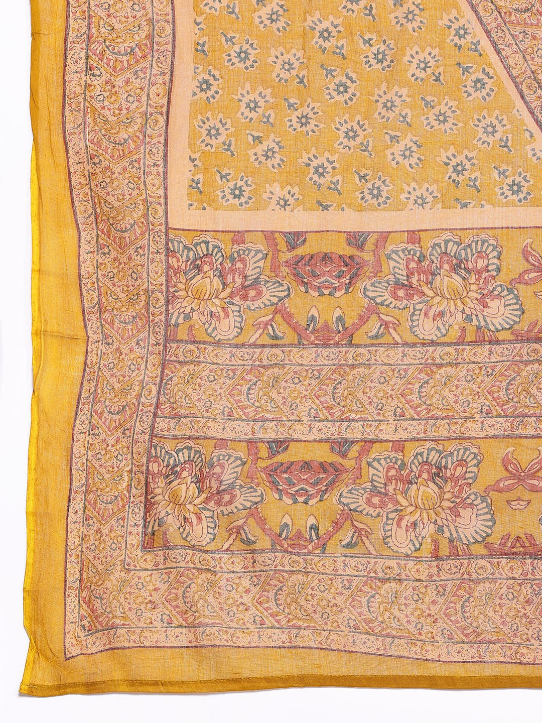Golden Kalamkari Heritage Suit Set