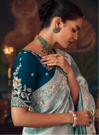 The 'Neptune's Embrace' Saree (SA-461 GS-98)