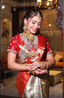 Aashna Crimson Silk Saree (SNJC AP-24)