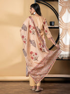 Peach Blossom Heritage Kurta Set