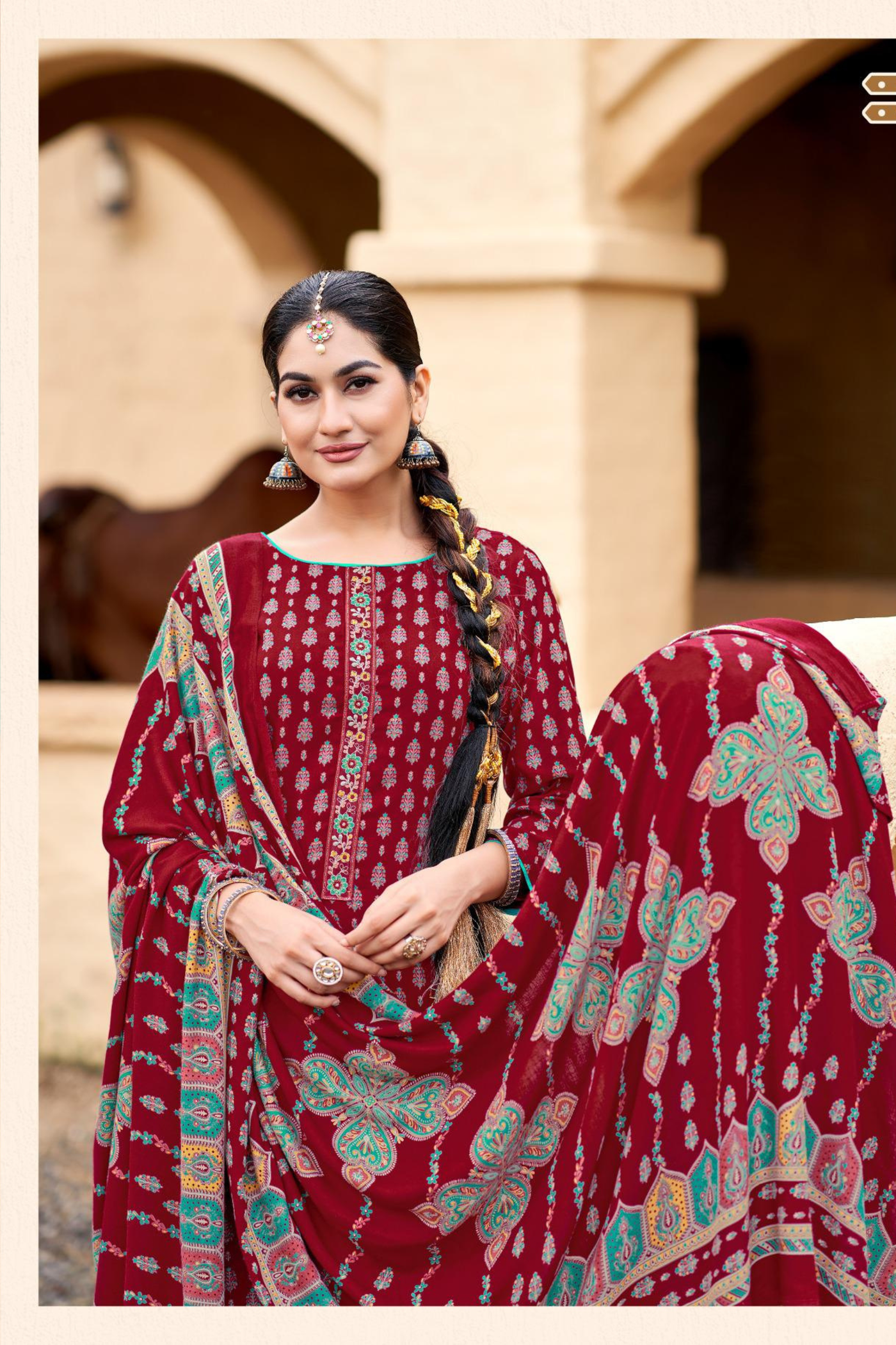 'Sohini Shawl' Collection: Pure Pashmina Suits (D-39)