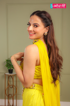Modernize Lemon Yellow Sharara Co-ord set (4894 M-35)
