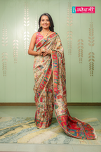 Kalamkari Heritage Art Saree (SD7168 GS-41)