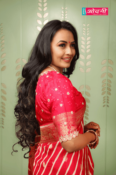 Crimson Zari Brocade Saree (VDS3949A R-560)