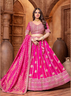 Azure Royalty Banarasi Lehenga Set (5114-1 GA-39)