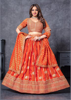 Azure Royalty Banarasi Lehenga Set (5114-1 GA-39)