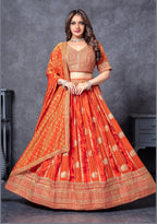 Azure Royalty Banarasi Lehenga Set (5114-1 GA-39)