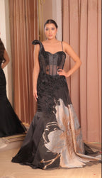 Mermaid-style Corset Gown (NCP-01103 D-5)