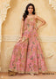Embroidered Corset Top & Palazzo Set