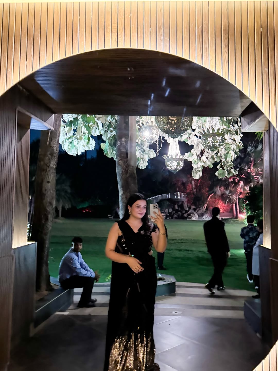 Midnight Glam Fusion Drape Saree (S-656 D-17)