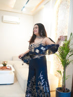 Starlit Indigo Co-ord Set (PARI M-24)