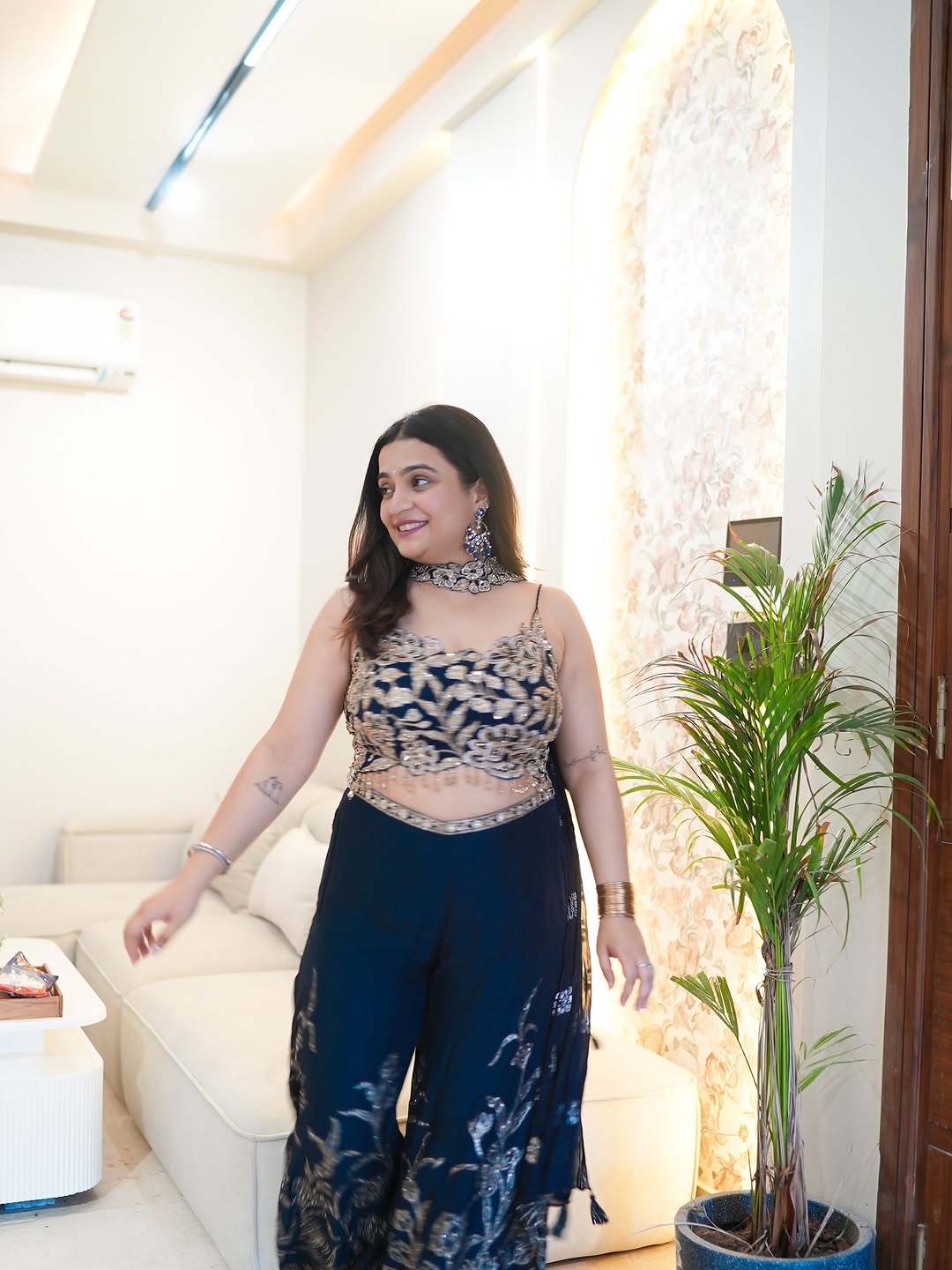 Starlit Indigo Co-ord Set (PARI M-24)