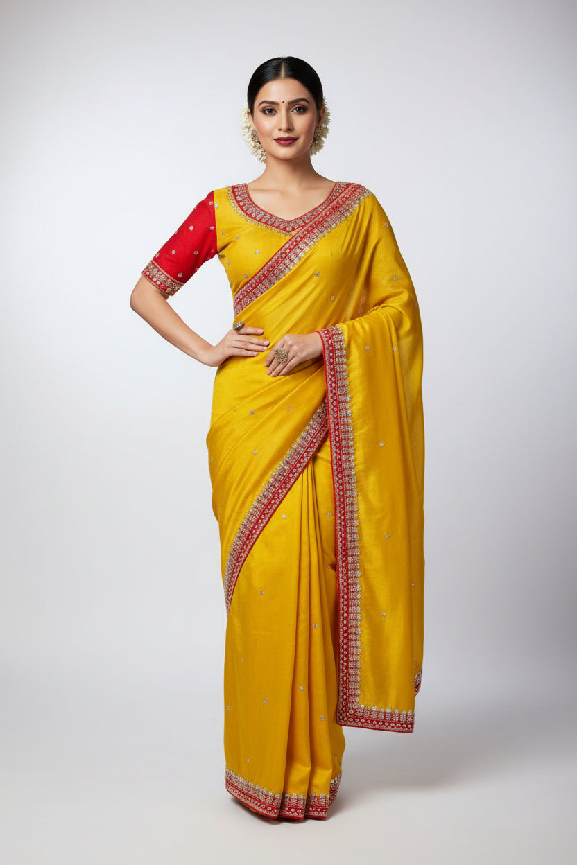 Surya-Kiran Embellished Saree Main image