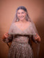 The Luxury Shimmering Peplum Sharara Wore by "Sapna Choudhary"