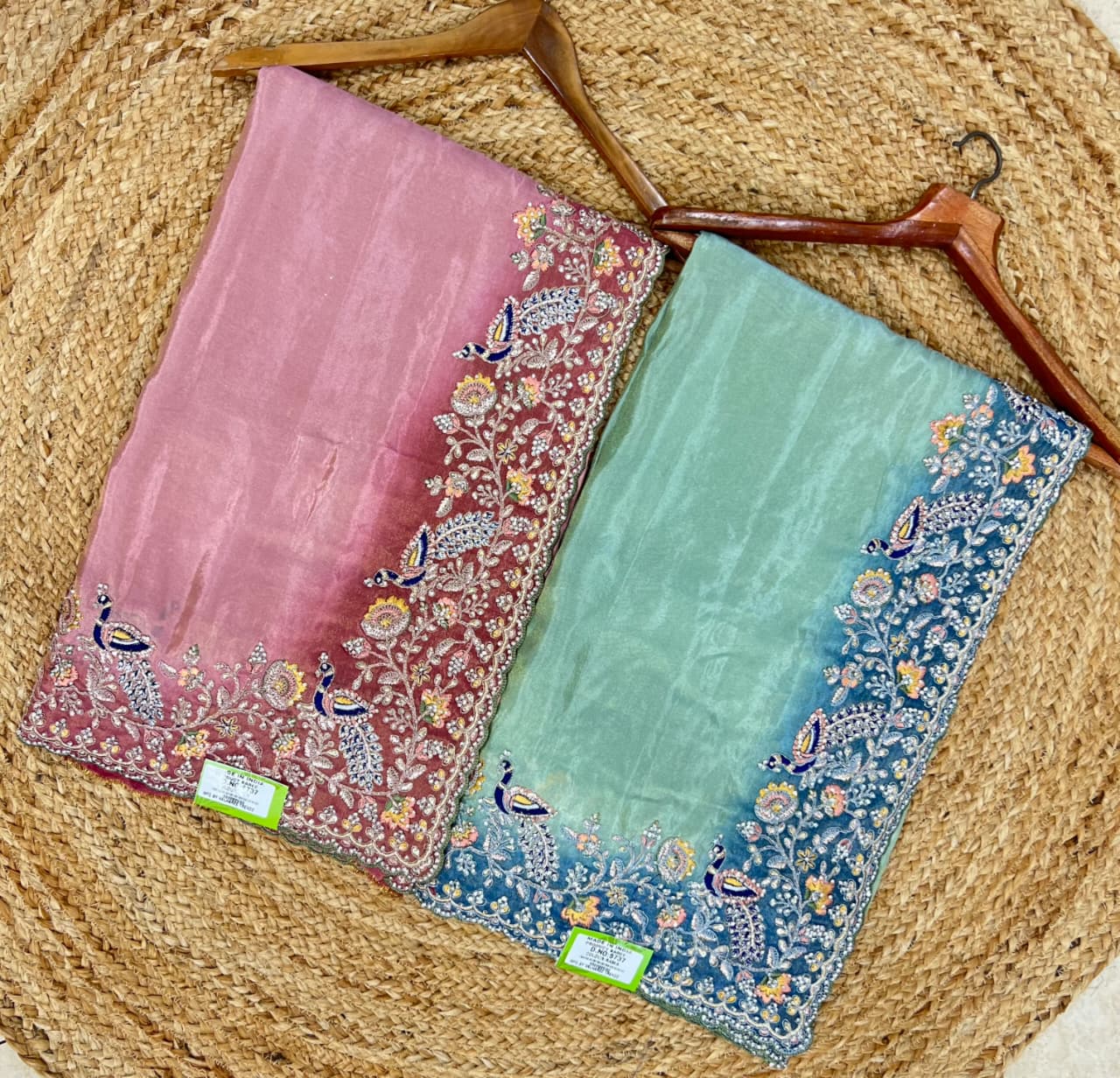 Vintage Flora Silk Saree (5737 GS-11)