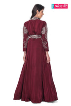 Maroon Majestic Gown (1948 B-13)