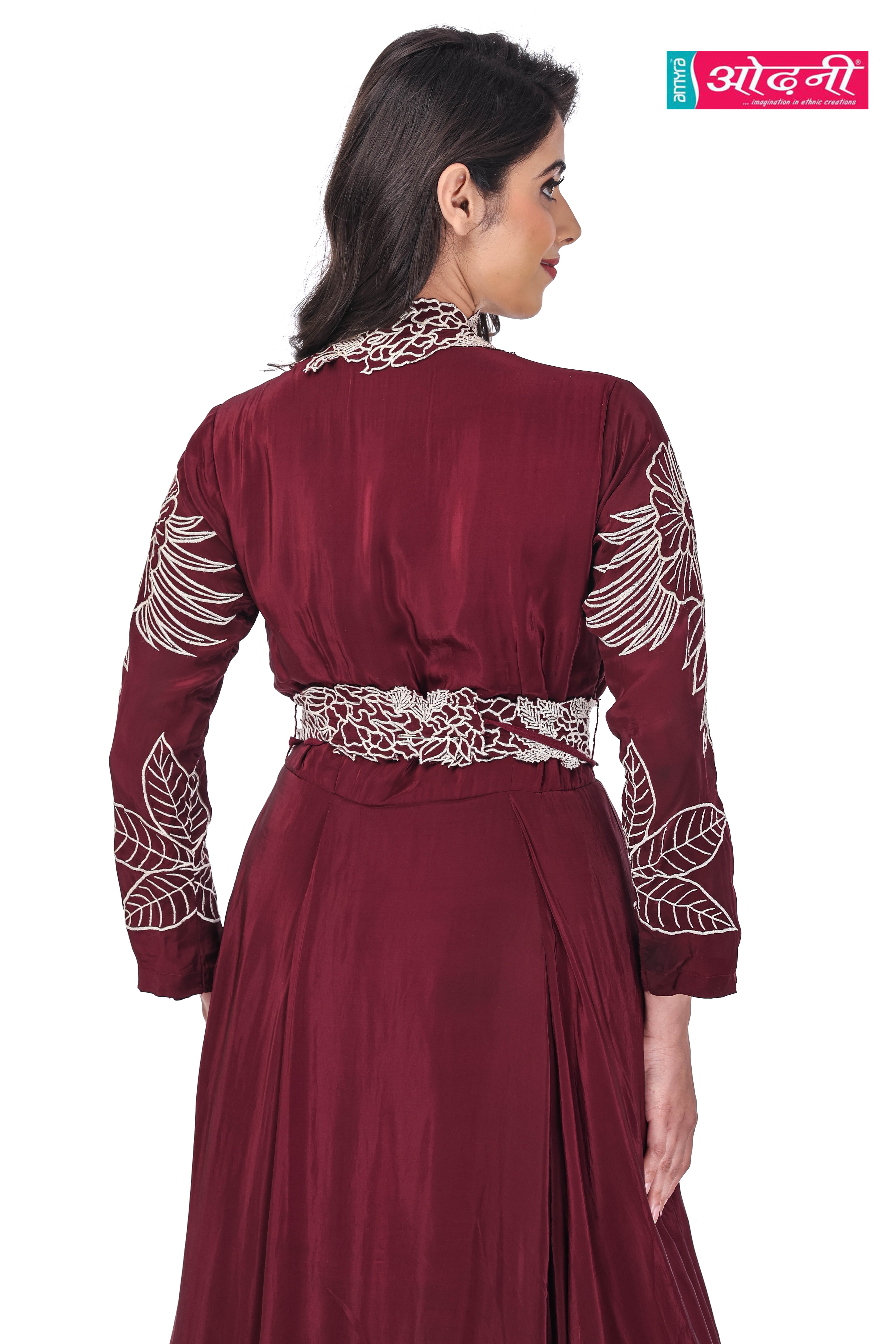 Maroon Majestic Gown (1948 B-13)