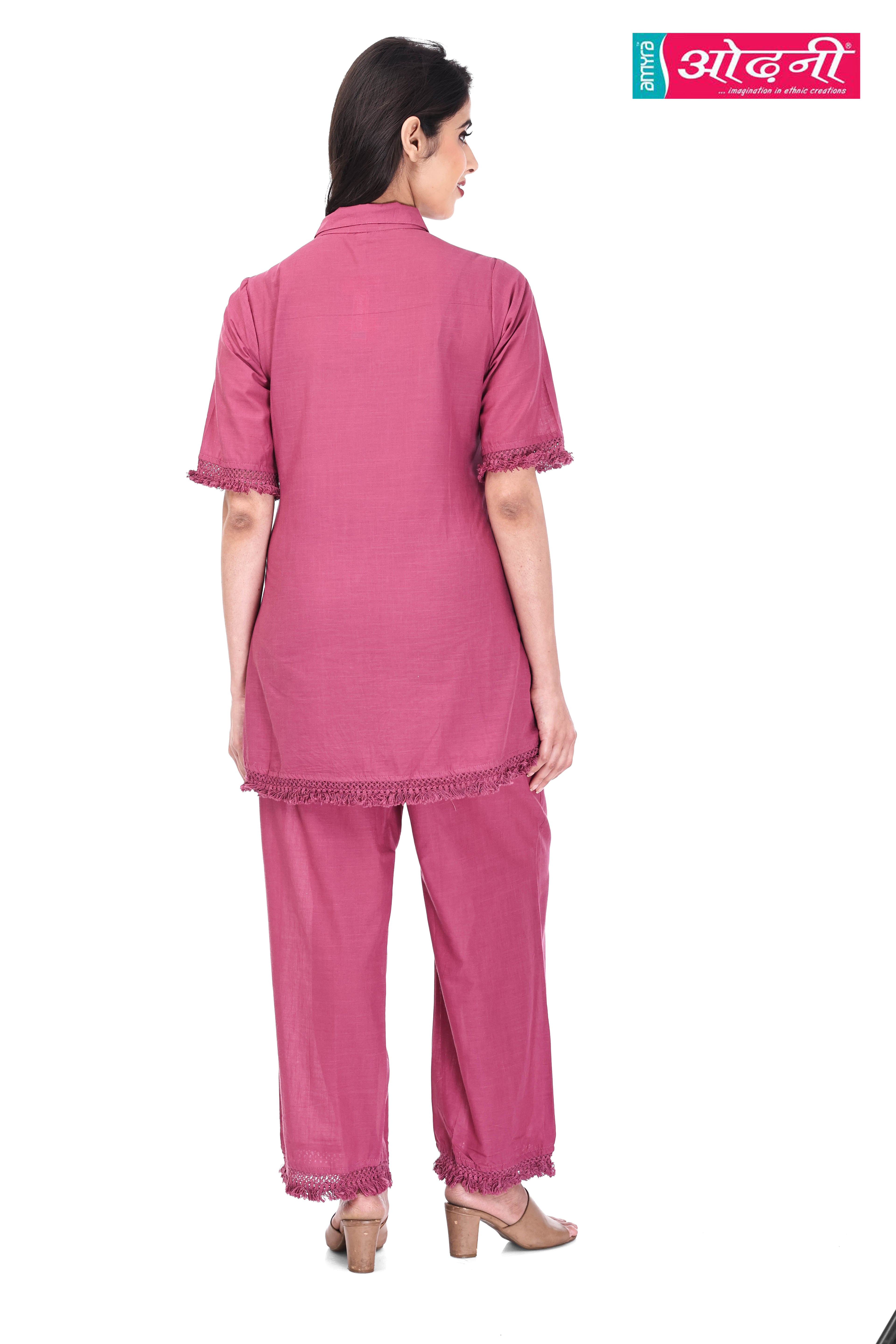 Mauve Heron Kurti Set (3870 R-75)