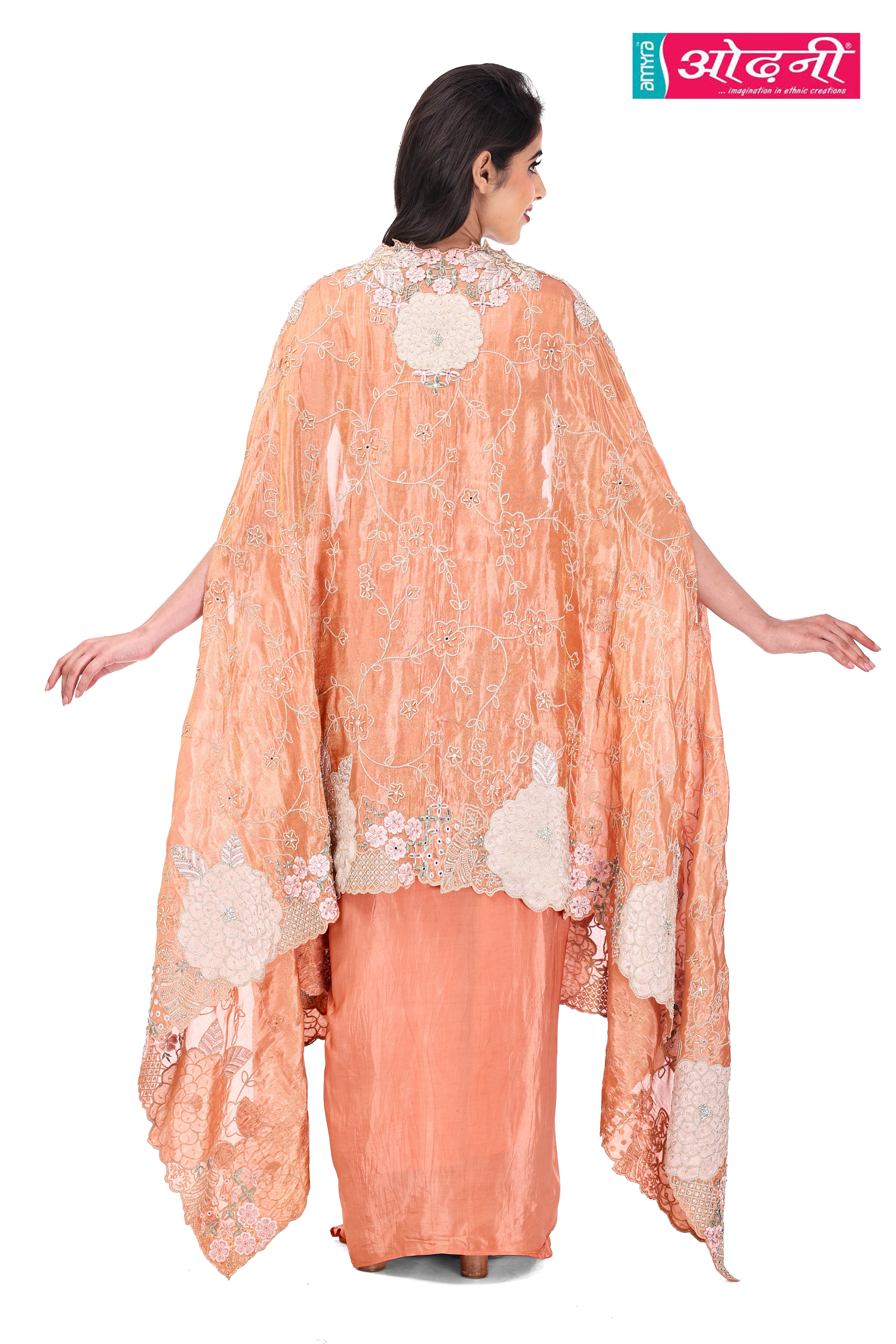 Amber Bloom Drape Set (MV-1023 GS-73)