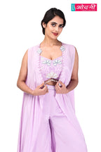 Lavender Luxe Cape Set (2416 M-13)