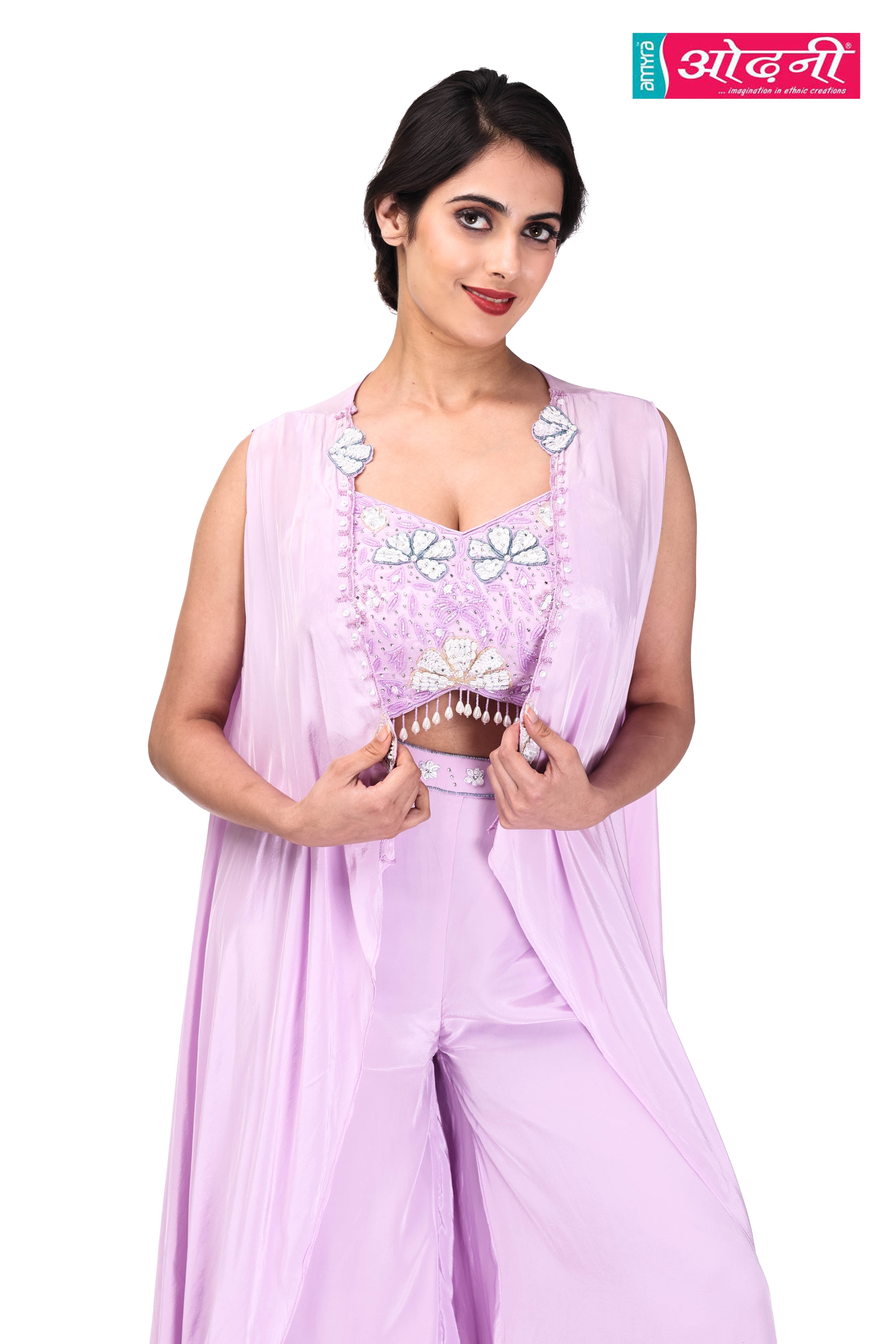 Lavender Luxe Cape Set (2416 M-13)