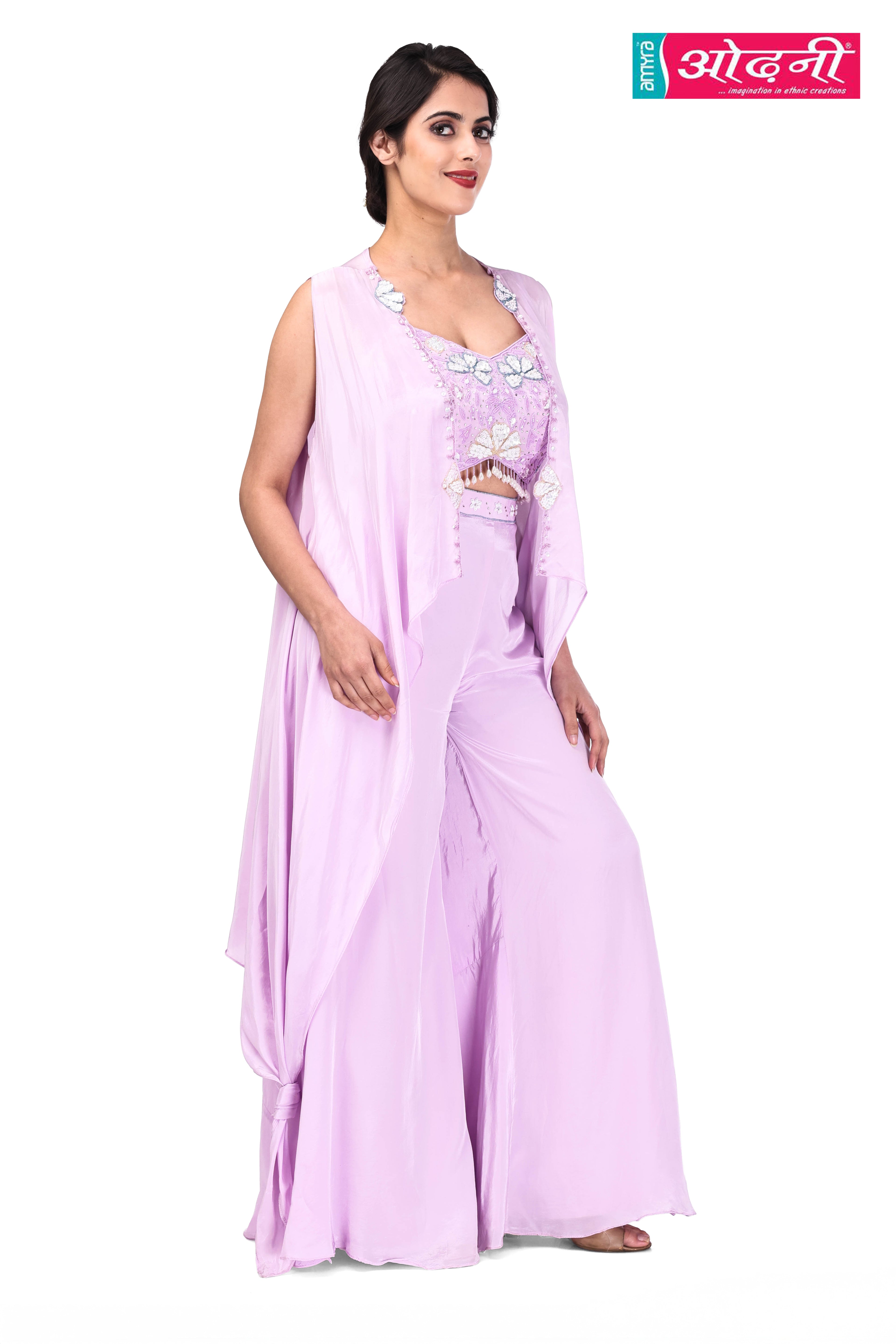 Lavender Luxe Cape Set (2416 M-13)