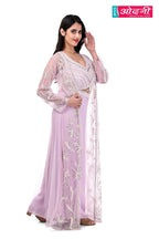 Lilac Blossom Cape Set (7568 M-16)