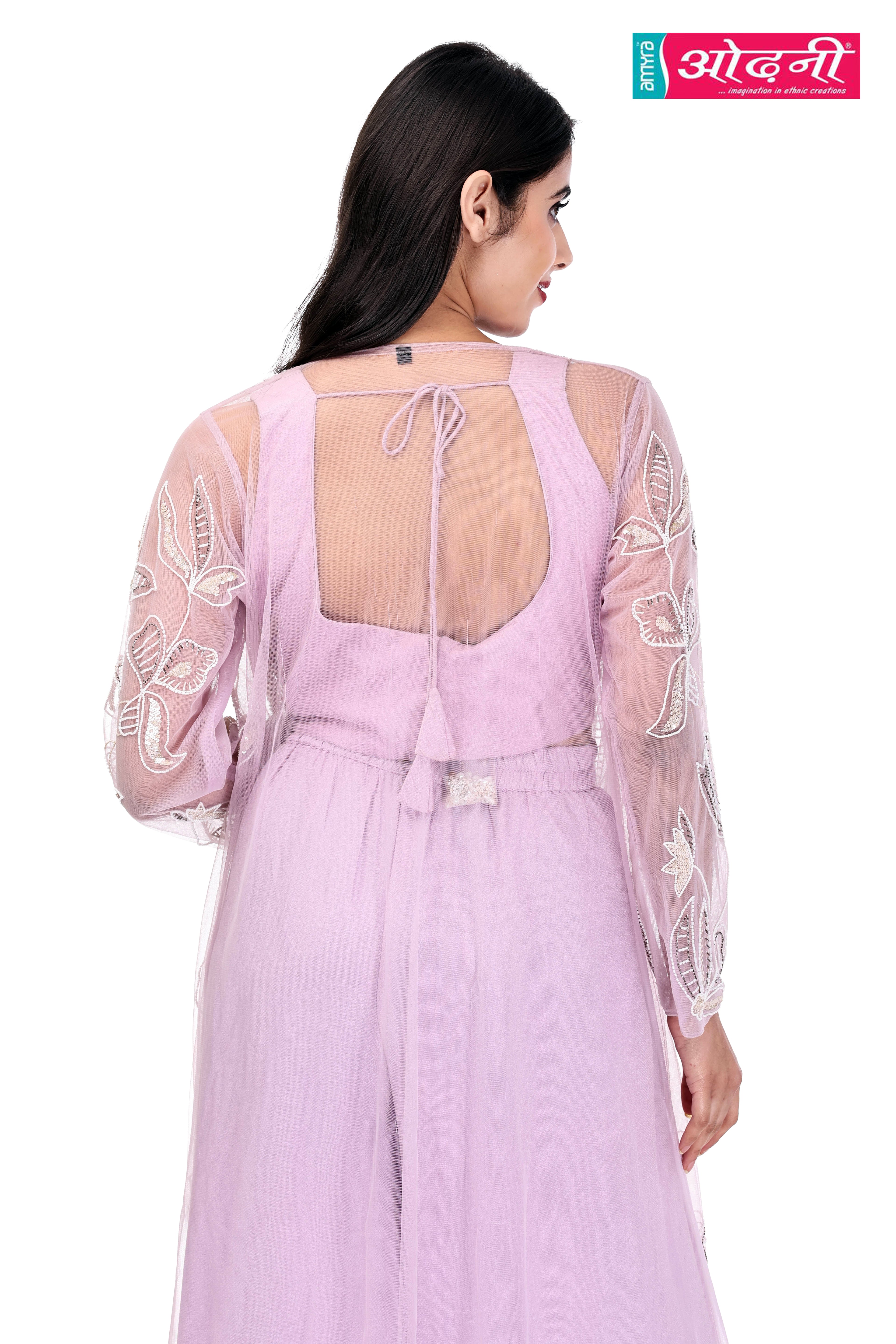 Lilac Blossom Cape Set (7568 M-16)