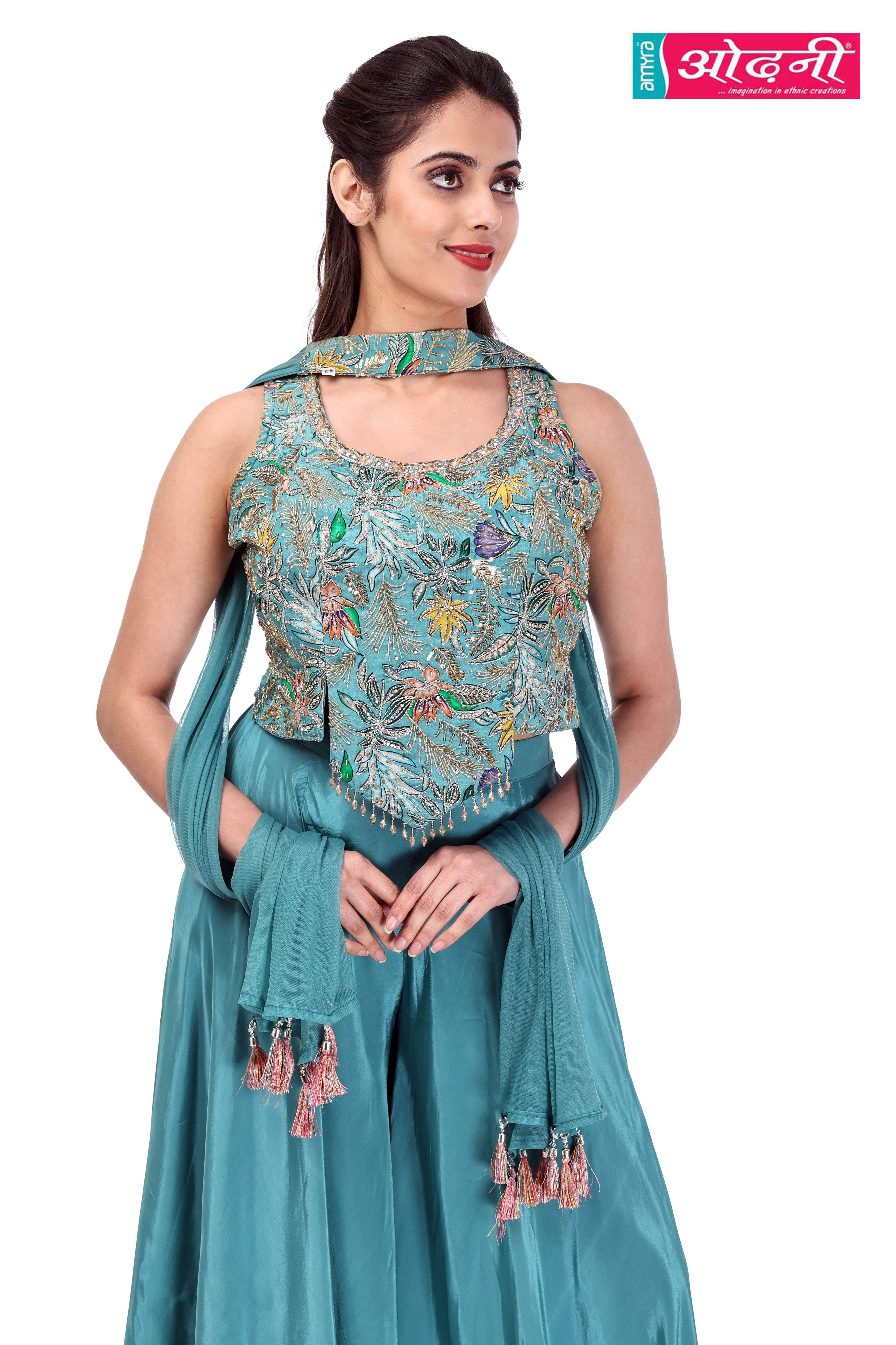 Azure Meadow Co-ord Set (5120 GA-21)