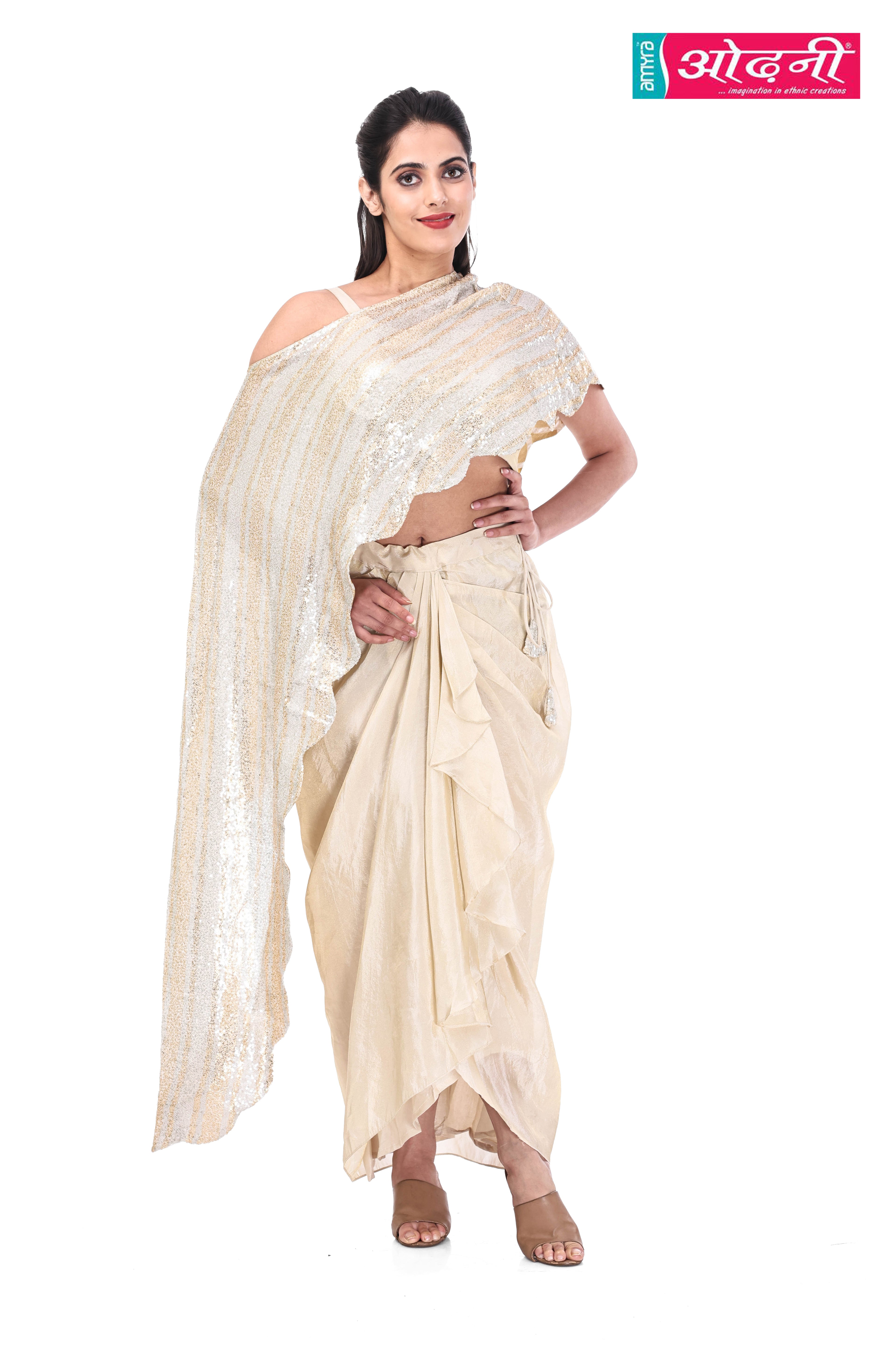 Ivory Gleam Drape Set (1838 B-13)