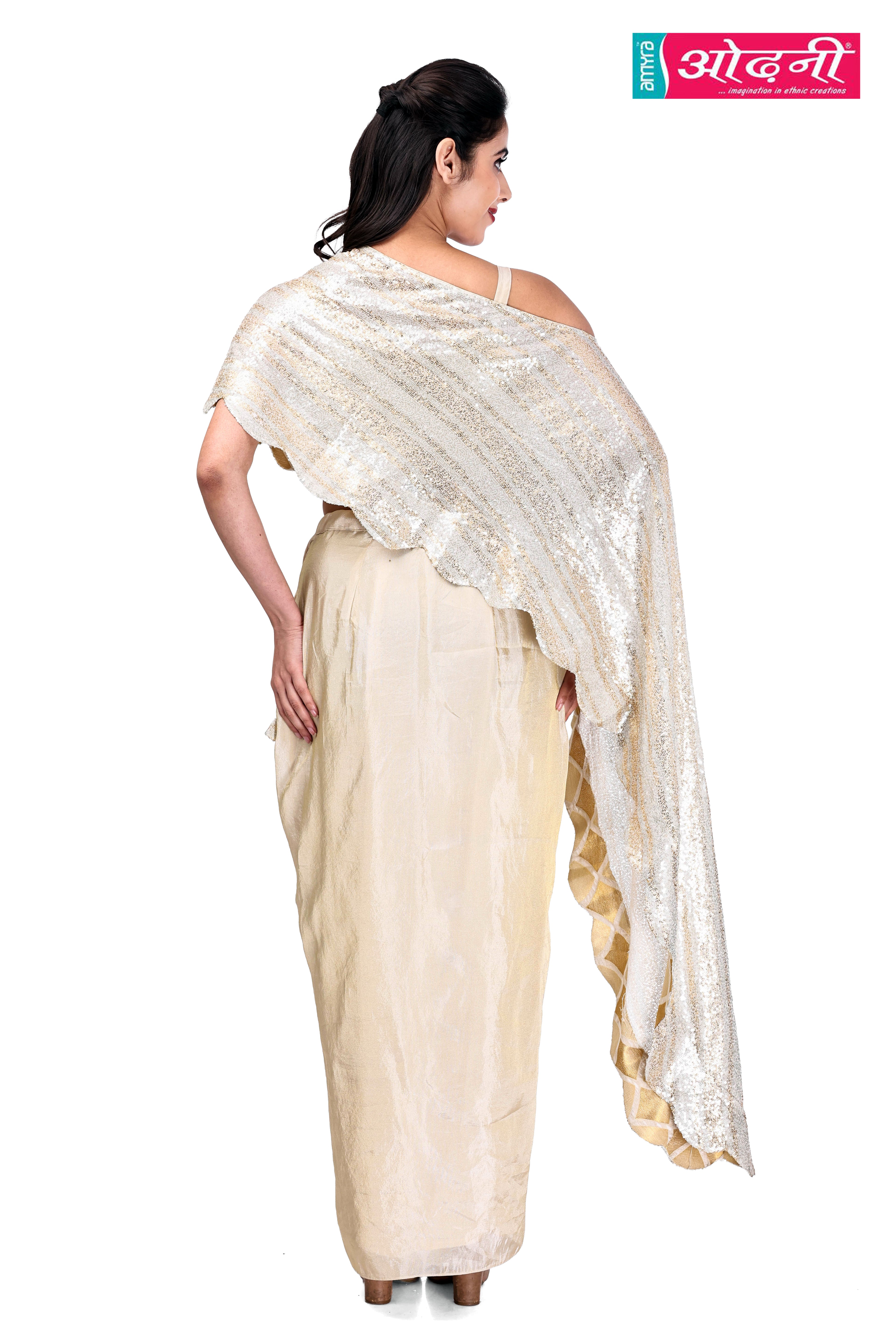 Ivory Gleam Drape Set (1838 B-13)