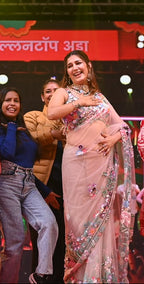 Handwork Saree in Pastel Palette - by Sapna Chaudhry (D-93)