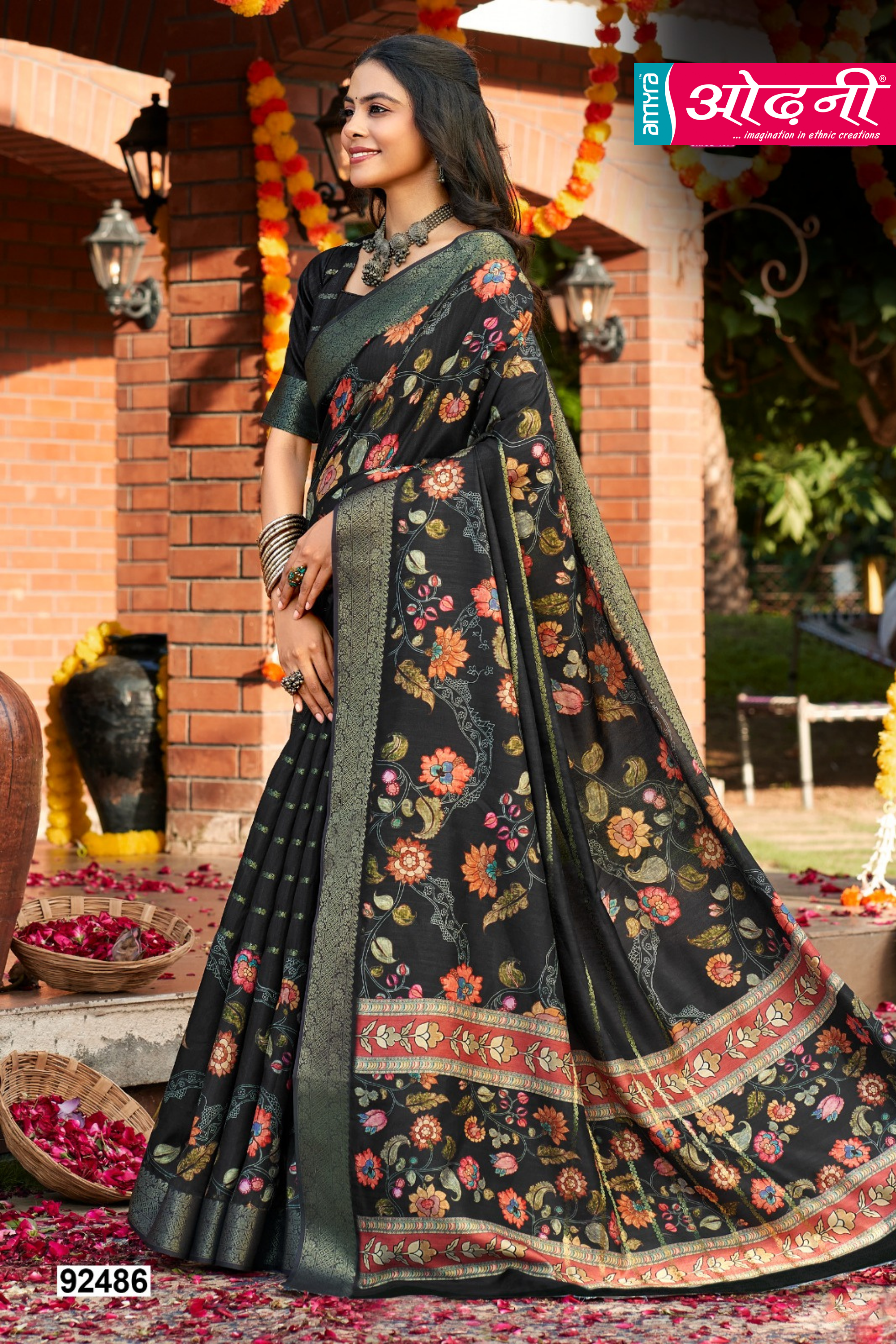 Anvi Vol-03 Print & Woven Saree Collection (GS-48)