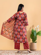 The Crimson Ikat Enigma Set