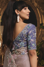The 'Muted Meadow' Saree (5491 GS-98)
