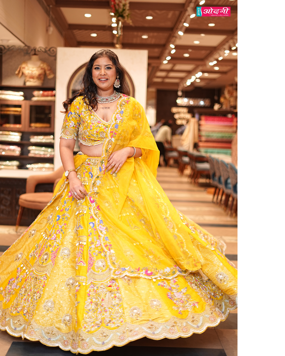 Saffron Sunshine Lehenga (918-A D-17)