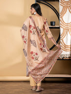 Peach Blossom Heritage Kurta Set