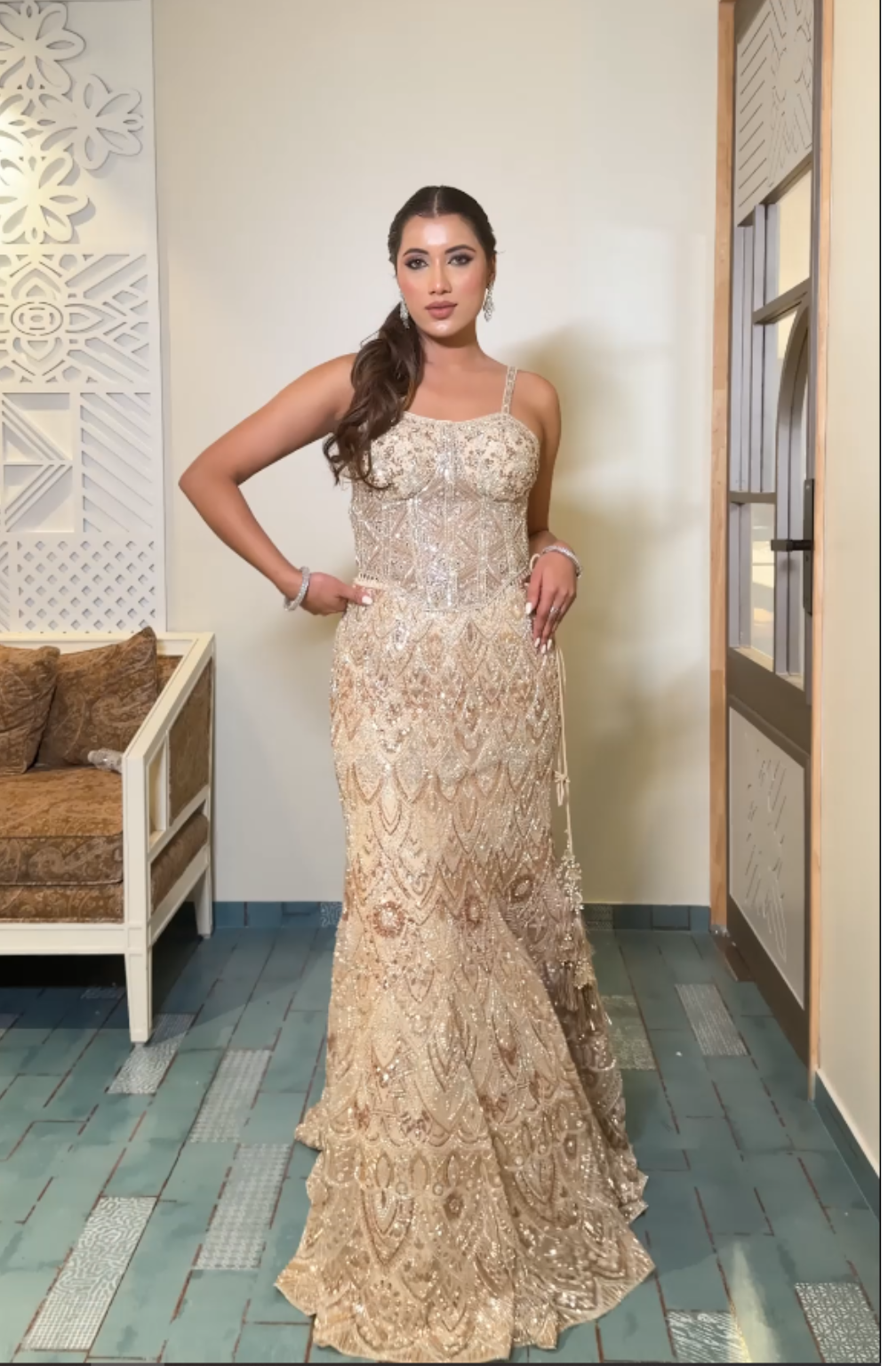 Glittering Gala Lehenga (8283 M-62)