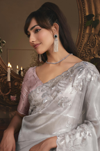 The 'Sterling Sheen' Saree (5488 GS-98)