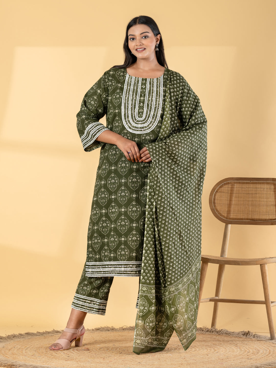 Forest Frost: Cotton Silk Suit