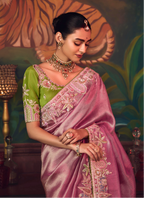 The 'Amethyst Regal' Saree (SA-462 GS-98)