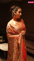 Tuscan Sunset Luxury Saree