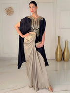 Onyx & Champagne Drape Set (D2264 B-77)