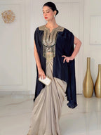 Onyx & Champagne Drape Set (D2264 B-77)