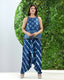 Bandhani Print Kurti with Leheriya Dhoti Pants