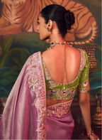 The 'Amethyst Regal' Saree (SA-462 GS-98)