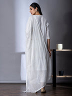 Ivory Chikankari Grace Kurta Set