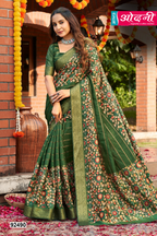 Anvi Vol-03 Print & Woven Saree Collection (GS-48)